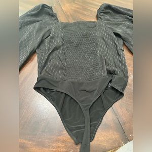 Express Black Bodysuit NWOT